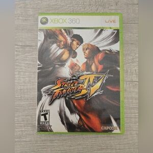 Street Fighter 4 IV Microsoft Xbox 360 Video Game And Manual
